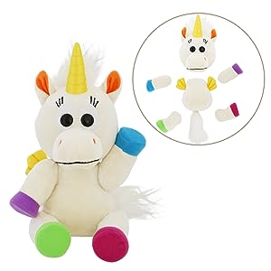 Photo 1 of Animoodles Magnetic Unicorn Stuffed Animal Plush, 7.5" 