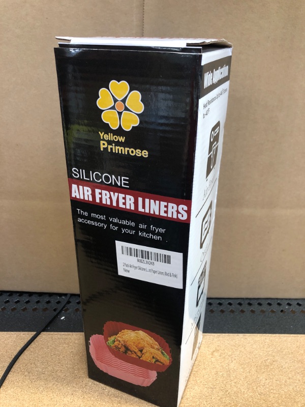 Photo 1 of 2 Pack Air Fryer Silicone Liners,8.5 inch Square Silicone Air Fryer Liners for 4 to 8 QT Air Fryer Basket Air Fryer Pot Reusable Oven Microwave Accessories Replacement of Parchment Paper Liners