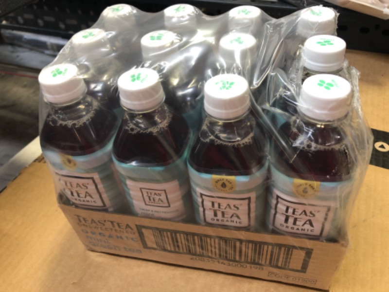 Photo 2 of 12pcs---exp date 05/2023   Teas' Tea Unsweetened Mint Green Tea, 16.9 Ounce   Organic, Zero Calories, No Sugars, No Artificial Sweeteners, Antioxidant Rich, High in Vitamin C