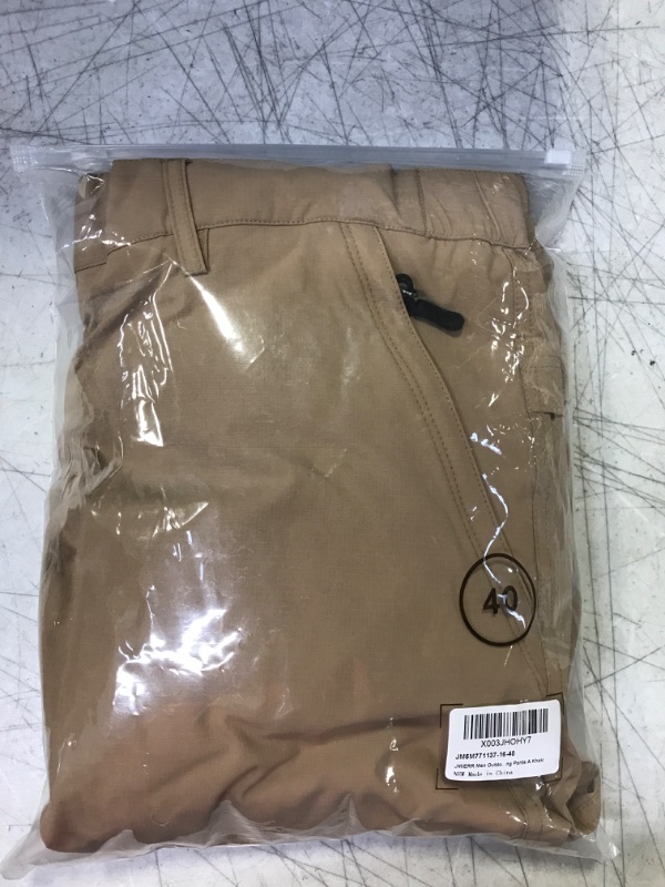 Photo 2 of JMIERR Lightweight Outdoor Mens Khaki Pants Size 40