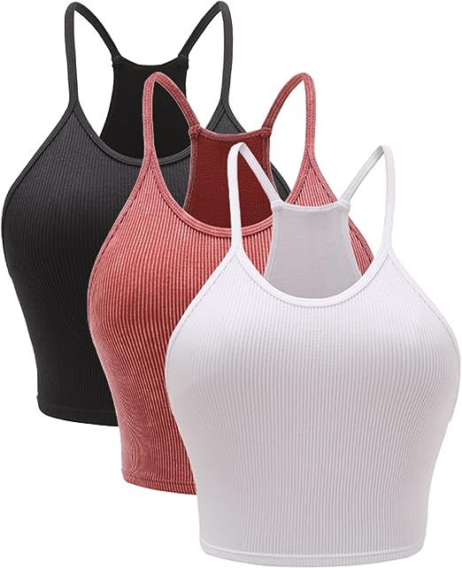 Photo 1 of ATTIFALL 3 PACK TANK TOPS (BLACK, WHITE, AND BROWN, L 