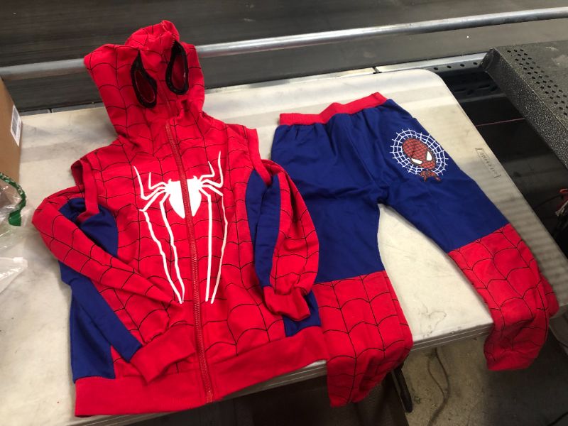 Photo 1 of 3 PIECE SPIDERMAN OUTFIT FOR KIDS SIZE 9-10YR