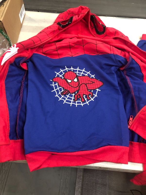 Photo 2 of 3 PIECE SPIDERMAN OUTFIT FOR KIDS SIZE 9-10YR
