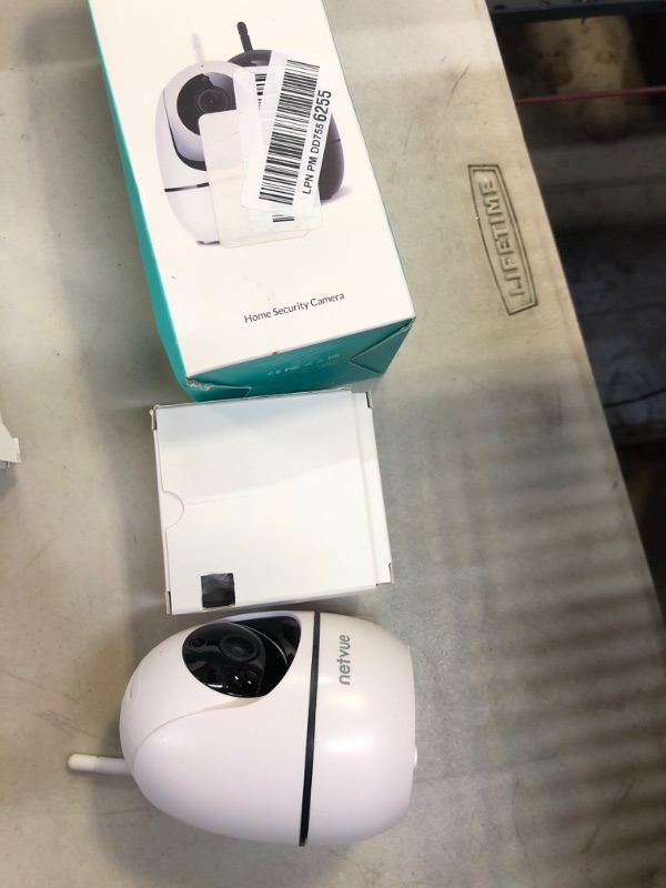Photo 1 of Netvue Indoor Camera, 1080P FHD 2.4GHz WiFi Pet Camera, Home Camera for Pet/Baby, Dog Camera 2-Way Audio, Indoor Security Camera Night Vision, AI Human Detection, Cloud Storage/TF Card, White 1 Count (Pack of 1) White