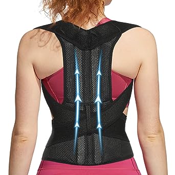 Photo 1 of Back Brace for Women Men Posture Corrector Improve Posture Lumbar Support Shoulder Lower Upper Back Pain Relief 2XL
