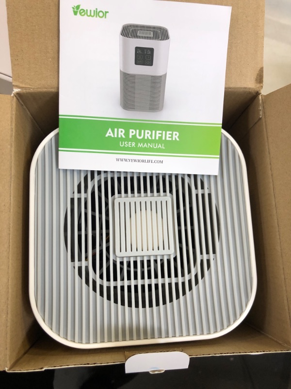 Photo 2 of Air Purifier, Home Air Cleaner For Bedroom Large Room up to 600 sq.ft, VEWIOR H13 True HEPA Air Filter with Fragrance Sponge 6 Timer Settings Quiet Air Purifiers for Pets Dander Odor Dust Smoke Pollen