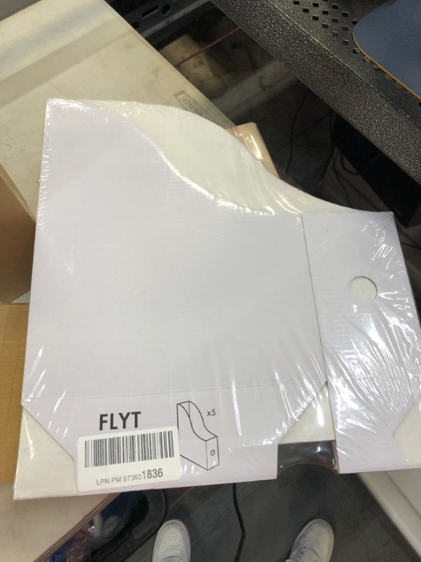 Photo 2 of Ikea Flyt Magazine file, Pack of 5, White