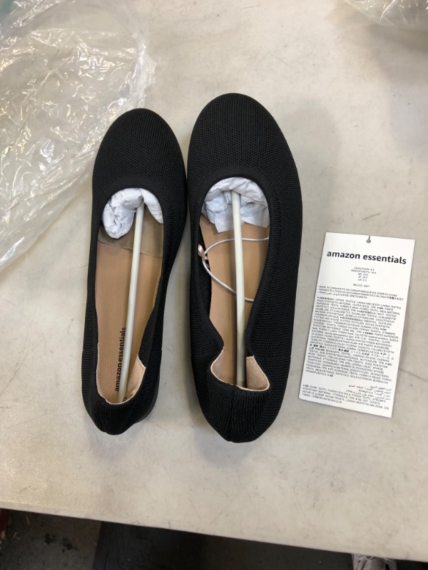 Photo 1 of amazon essentials black flats size 8.5