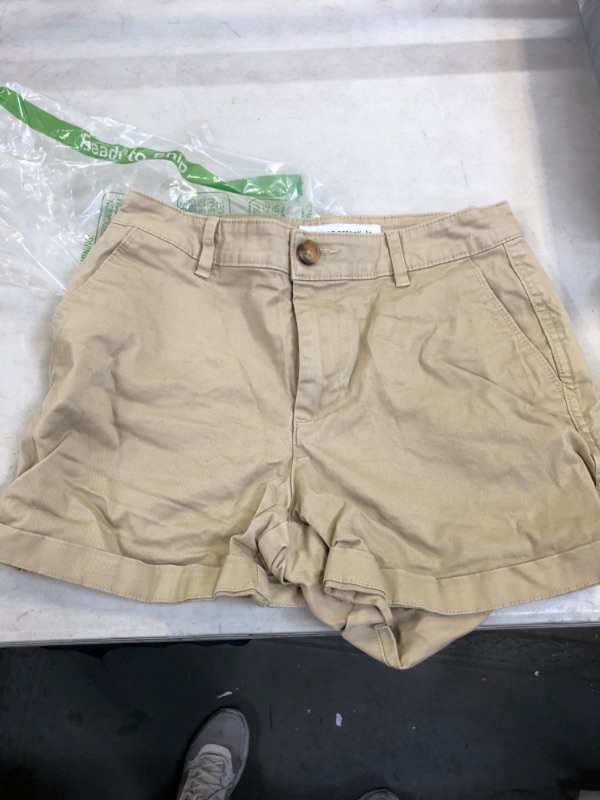 Photo 1 of amzon essential tan shorts size 2