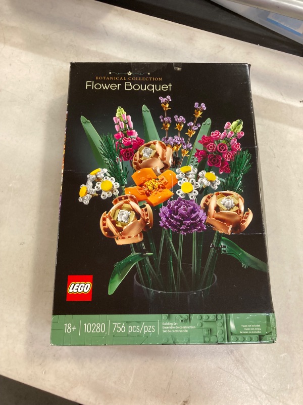 Photo 2 of LEGO Icons Flower Bouquet 10280 Building Set for Adults (756 Pieces)