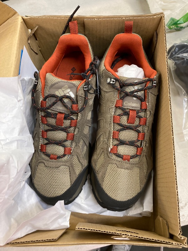 Photo 3 of Columbia Men's Redmond Iii Waterproof Hiking Shoe 10.5 Wide Pebble/Dark Sienna