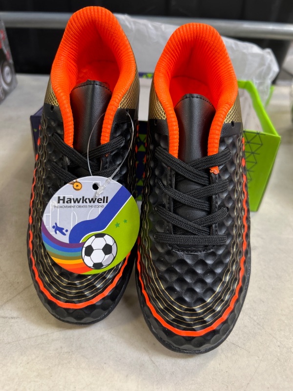 Photo 1 of Hawkwell Kids Outdoor Firm Ground Turf Soccer Shoes(Toddler/Little Kid/Big Kid) Size 13 Little Kid

