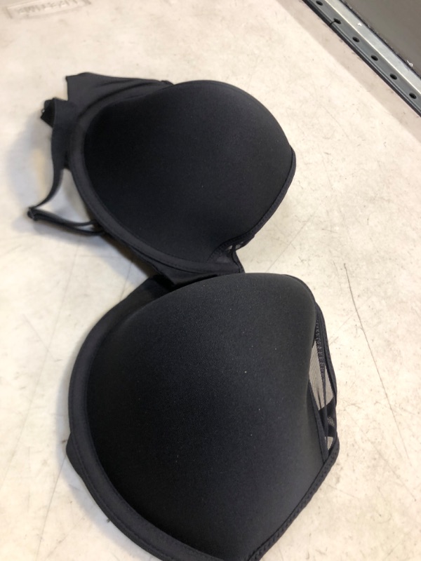 Photo 1 of Bali One Smooth U Underwire Bra, Ultra Light Underwire T-Shirt Bra, Convertible Underwire Bra with Stay-in-Place Straps 38D Black