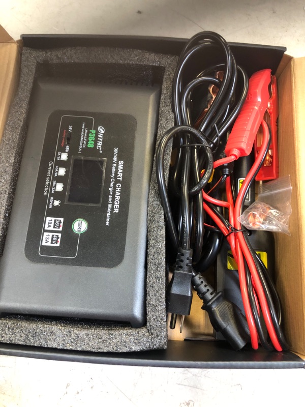 Photo 4 of HTRC 36 Volt Golf cart Charger 18-Amp Smart Charger, Car Battery Charger,Trickle Charger,36V,18-Amp and 48V,13-Amp,Lithium,LiFePO4,Lead-Acid AGM/Gel/SLA.Battery Charger, for EZGO TXT,Car, Boat.