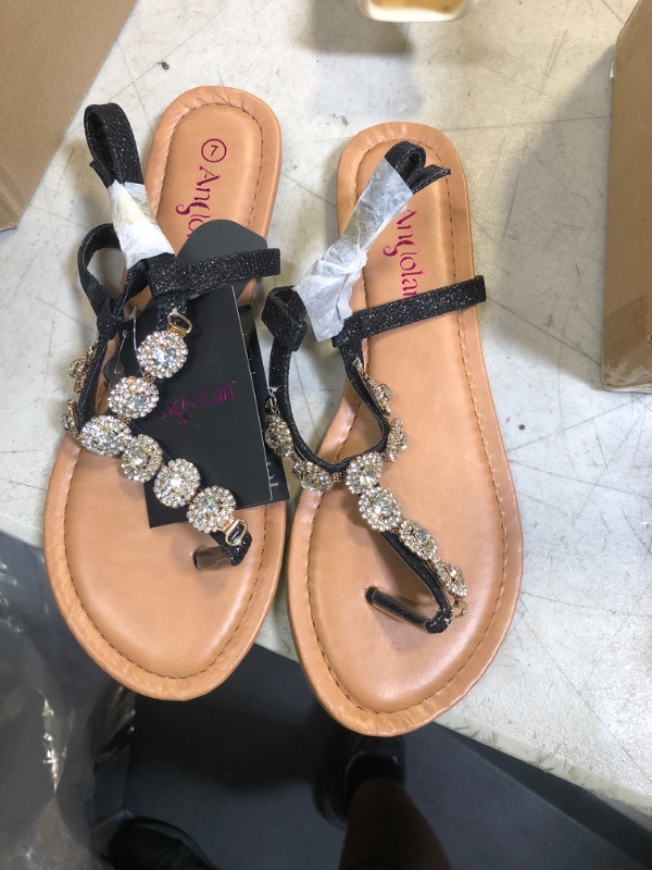 Photo 1 of  Sandals for Women Dressy Summer Rhinestone Sandals for Women, SIZE 7