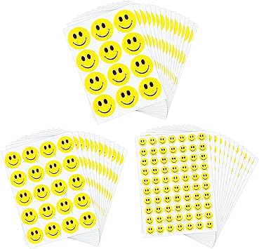 Photo 2 of 6120 pcs Happy Face Stickers for Kids Teachers Reward Smiley Face Stickers Small Classroom Stickers Bulk Stickers for Teachers Elementary School Teacher Created Resources