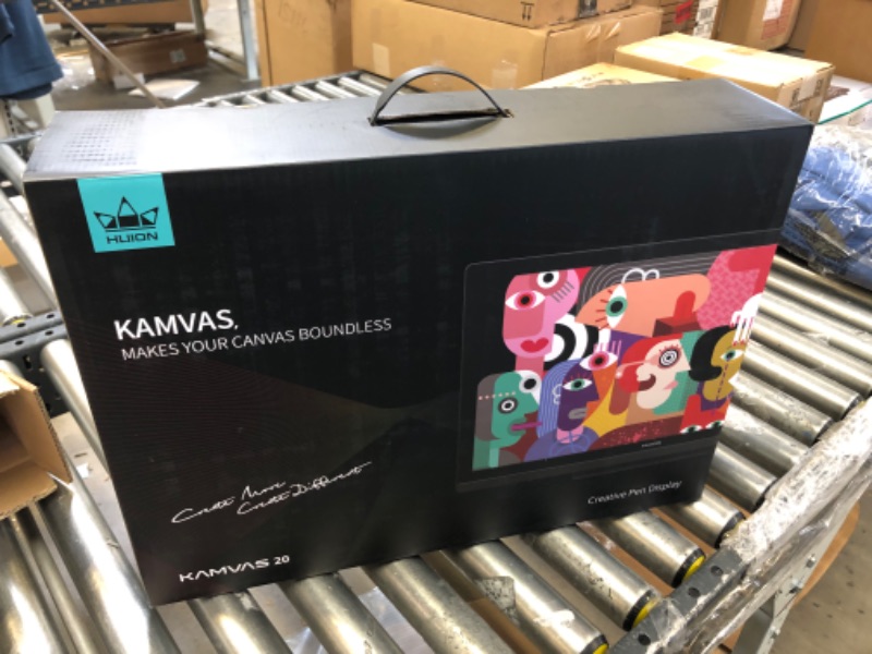 Photo 4 of Huion Kamvas 20 Drawing Pen Display Graphics Monitor Tilt Function Battery-Free Stylus 8192 Pen Pressure - 19.5 Inches