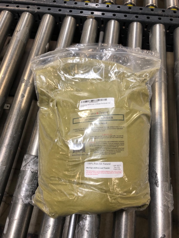 Photo 2 of 5lb Moringa Leaf Powder 100% Pure Natural oleifera Superfood Gluten Free 5 Libra
