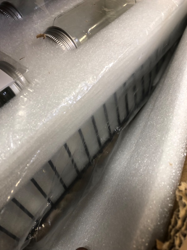 Photo 1 of SWOMMOLY Spice Rack Organizer with 72 Empty Square Spice Jars, 340 Spice Labels with Chalk Marker and Funnel Complete Set,for Countertop,Cabinet or Wall Mount