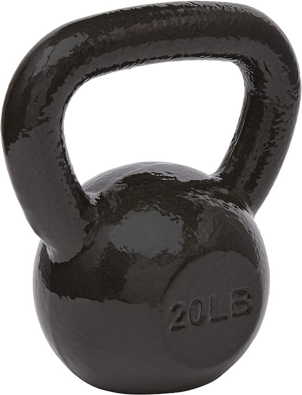 Photo 1 of AmazonBasics Cast Iron Kettlebell, 20 lb