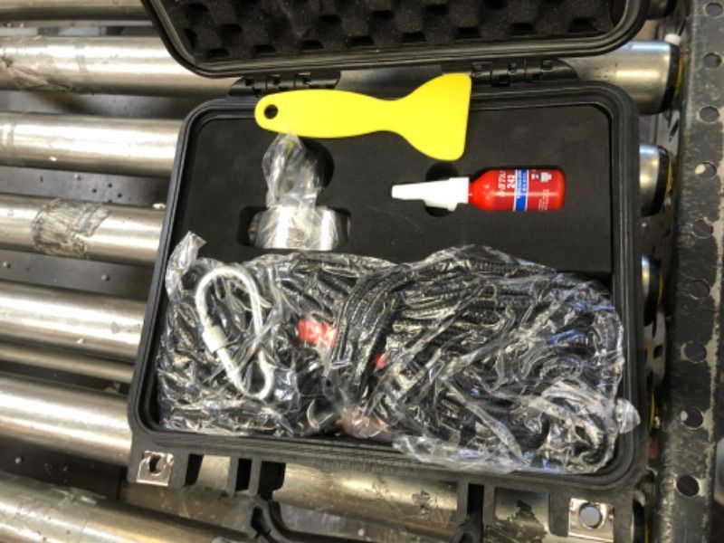 Photo 4 of FATMAG Double Sided Magnet M10 Fishing Kit-Magnets for Fishing Bundle-770lbs Combined Pulling Force-65ft Rope with Tensile Strength of 550lbs-Includes Heavy Duty Case and Extras Fishing Magnet Kit
