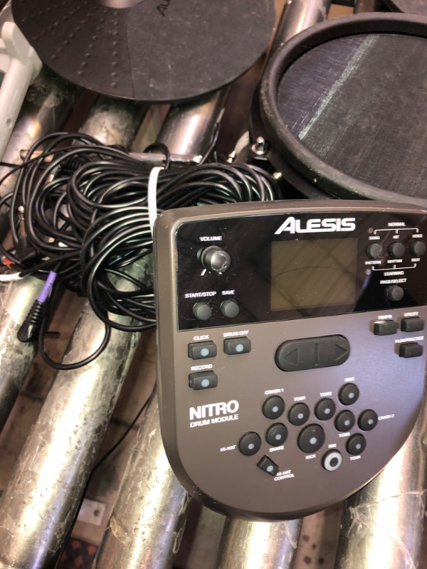 Photo 7 of Alesis Drums Nitro Mesh Kit - Electric Drum Set with USB MIDI Connectivity, Mesh Drum Pads, Kick Pedal and Rubber Kick Drum, 40 Kits and 385 Sounds
