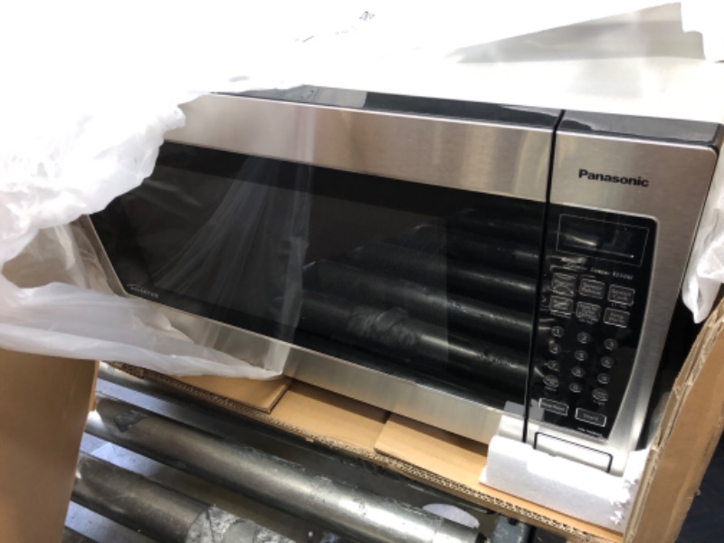 Photo 2 of Panasonic Microwave Oven NN-SN966S Stainless Steel Countertop/Built-In with Inverter Technology and Genius Sensor, 2.2 Cubic Foot, 1250W Inverter Keypad