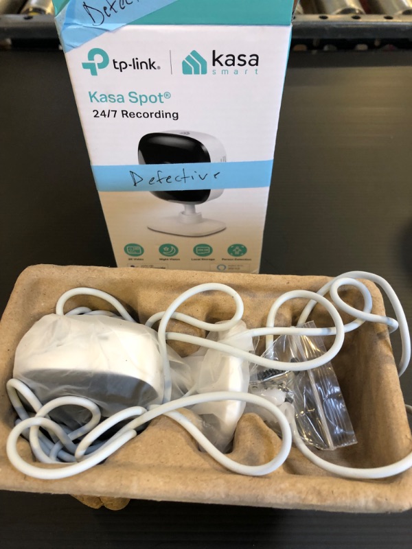 Photo 1 of Kasa Smart 2K QHD Indoor Security Camera, Person/Baby Crying/Motion Detection, 2-Way Audio, 30Ft. Night Vision, Cloud/SD Card Storage(Up to 256 GB), Works with Alexa & Google Home (KC400)