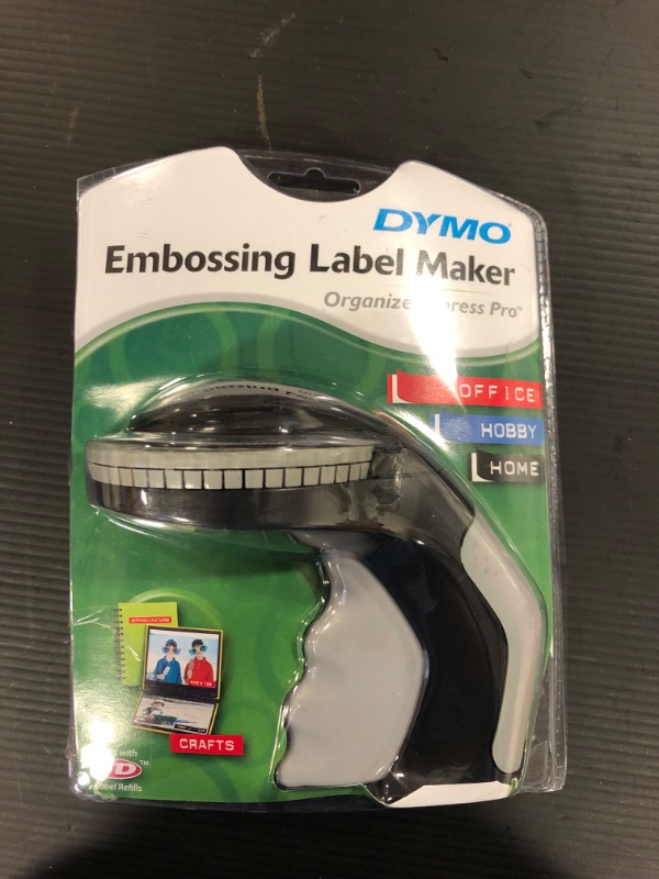 Photo 2 of DYMO Embossing Label Maker with 3 Label Tapes 12966 Machine + 3 tapes