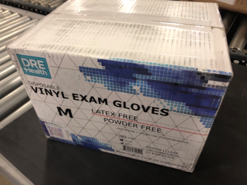 Photo 2 of 10 boxes 1000pcs Powder Free Disposable Gloves Medium -----  new factory sealed 