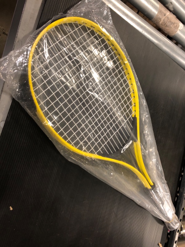 Photo 1 of Yamasaki Sports Co Ltd Sportime Yeller 27 in Adult Tennis Racquet, Yellow/Black