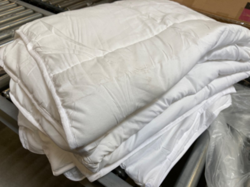 Photo 2 of 1pc Down Alternative Comforter King Size All Season Duvet Insert ---dirty item