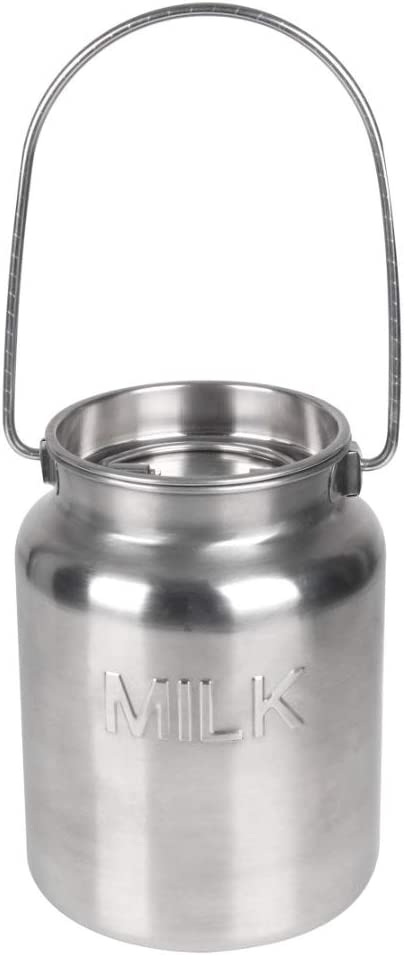 Photo 1 of  Stainless Steel Milk metal gallon jug, 1 gallon, silver  