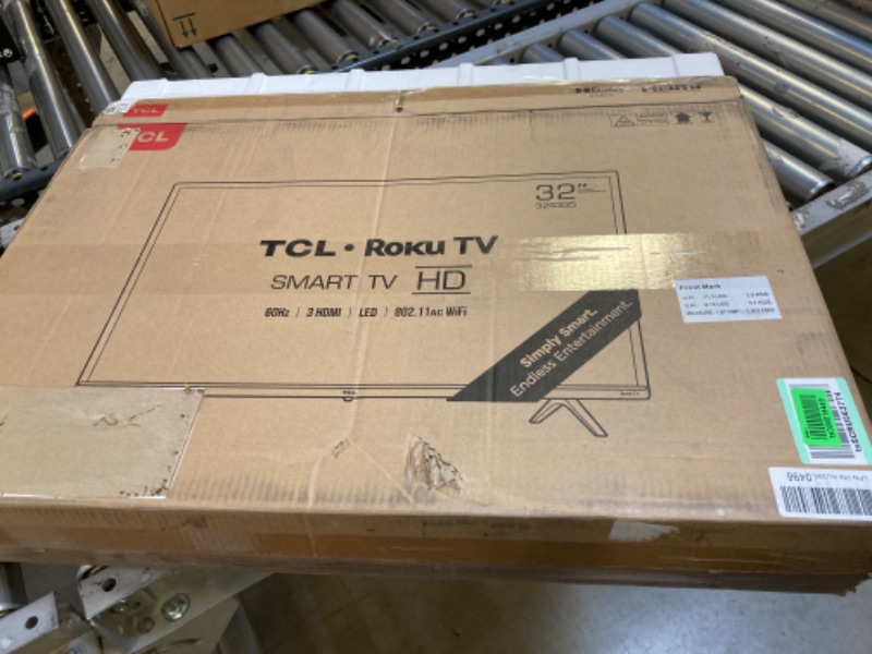 Photo 2 of TCL 32-inch 3-Series 720p Roku Smart TV - 32S335, 2021 Model 32-Inch TV Only (32S335)