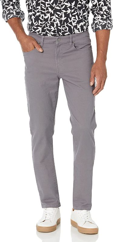Photo 1 of Amazon Essentials Men's Slim-Fit 5-Pocket Stretch Twill Pant SIZE 38WX32L