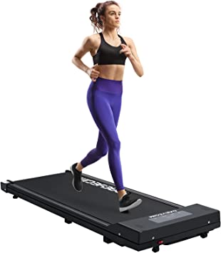 Photo 1 of Under Desk Treadmill DAEYEGIM 2 in 1 Walking Pad for Home/Office with Remote Control, Walking Treadmill, Slim and Portable Treadmill in LED Display