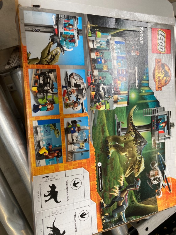 Photo 2 of LEGO Jurassic World Dominion Giganotosaurus & Therizinosaurus Attack 76949 Building Toy Set for Kids, Boys, and Girls Ages 9+ (810 Pieces) Standard Packaging