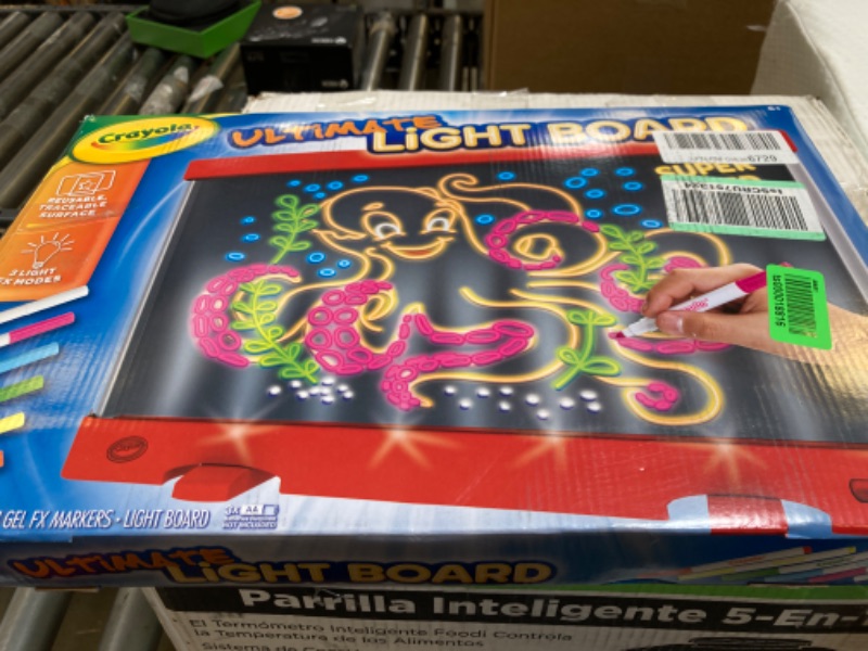 Photo 2 of Crayola Ultimate Light Board, Kids Light-Up Tracing Pad with Washable Markers, Gift for Kids , Red & Inspiration Art Case Coloring Set - Pink , Holiday Gifts for Girls & Boys