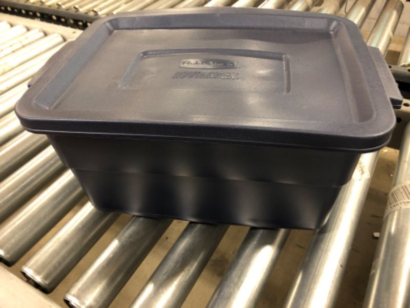 Photo 2 of 1pc small size--- Roughneck Storage Box, 10 5-8w X 15.687d X 7h, Dark Indigo Metallic