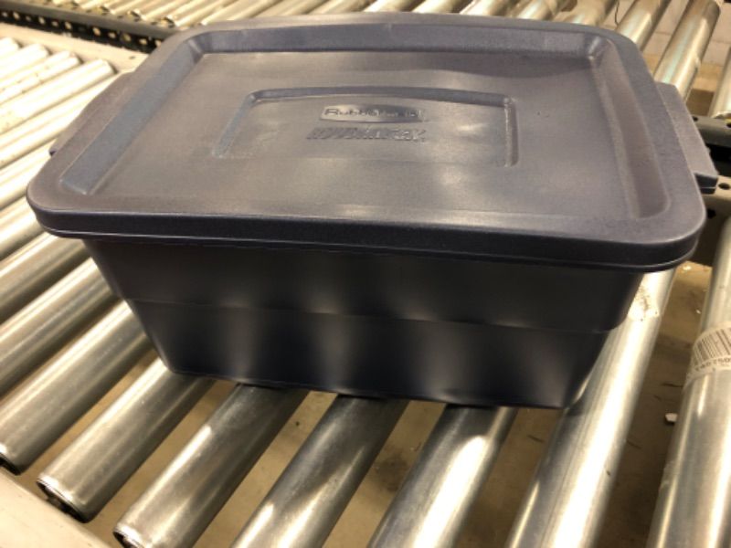 Photo 1 of 1pc small size--- Roughneck Storage Box, 10 5-8w X 15.687d X 7h, Dark Indigo Metallic