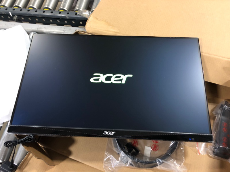 Photo 5 of Acer 23.8” Full HD 1920 x 1080 IPS Zero Frame Home Office Computer Monitor - 178° Wide View Angle - 16.7M - NTSC 72% Color Gamut - Low Blue Light - Tilt Compatible - VGA HDMI DVI R240HY bidx Monitor only 23.8-inch IPS 60Hz