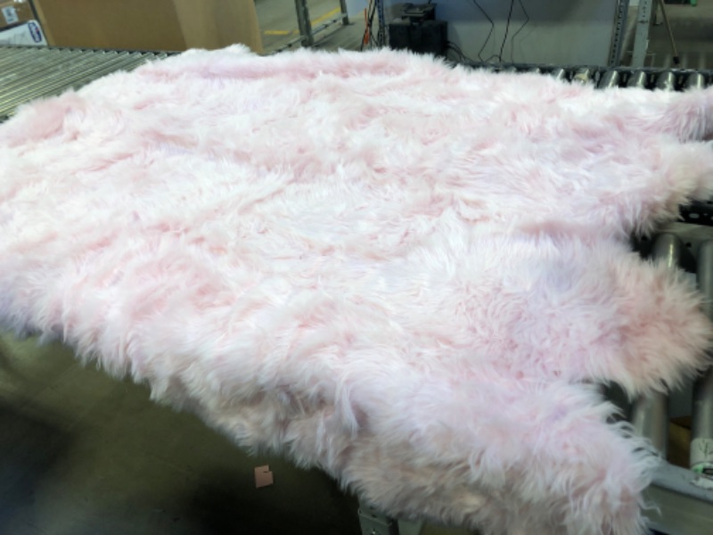 Photo 1 of Area Rug Pink --dirty 