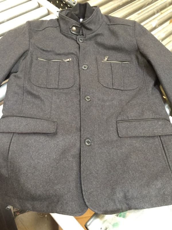 Photo 2 of Cole Haan Men's Wool Twill Coat, SIZE M 