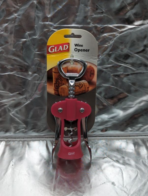 Photo 2 of Glad Wine Opener - Red - 2 Pack