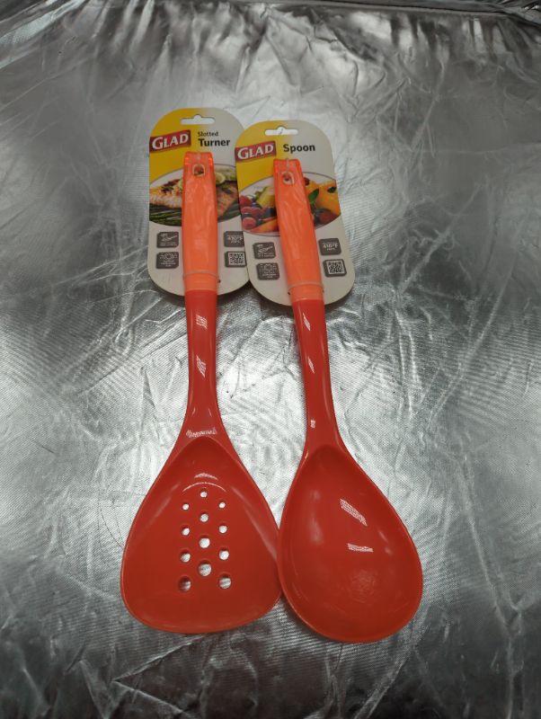 Photo 1 of Glad Kitchen Utensils - 2PCS - Orange