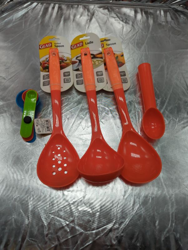 Photo 1 of Glad Kitchen Utensils - 5PCS - Orange 