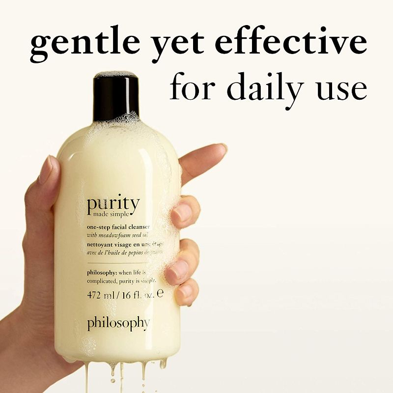Photo 1 of philosophy purity made simple one-step facial cleanser 16fl oz
