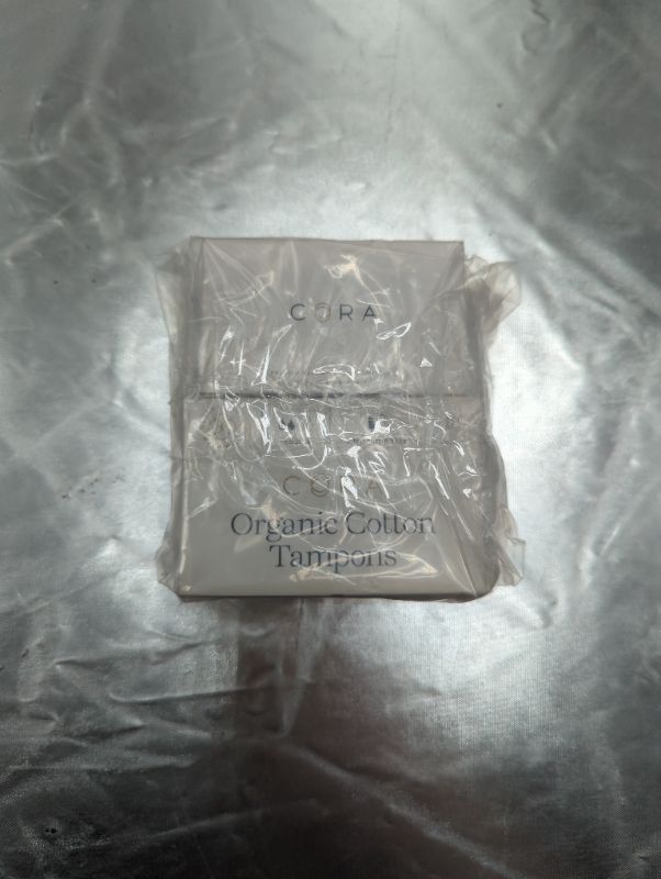 Photo 2 of Cora 100% Organic Cotton Tampons - 2 Packs - 18 Regular - 18 Light