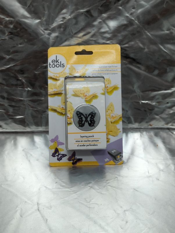 Photo 2 of EK Tools Layering Paper Punch, Butterfly, New Package