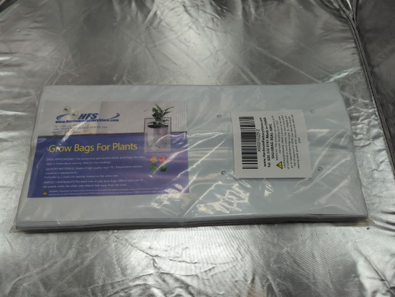 Photo 6 of HFS (R Poly Grow Bag Planters , Panda Film, Black and White (3GAL-50PC)
